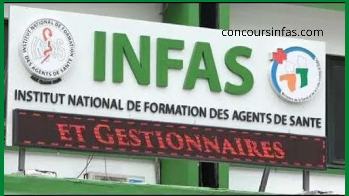 Infas Niveau BAC Concours directs d'entrée à l'INFAS 2022