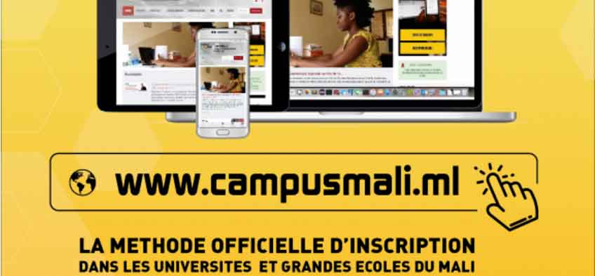 www campus Mali ml inscription en ligne nouveau bachelier Mali 2023
