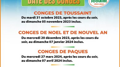 Calendrier scolaire 2023 2024 en Cote dIvoire